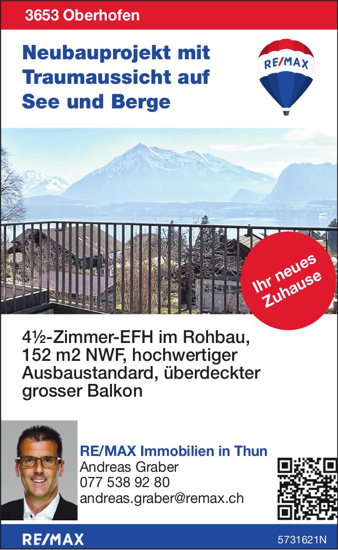 4.5-Zimmer-EFH, Oberhofen, zu verkaufen