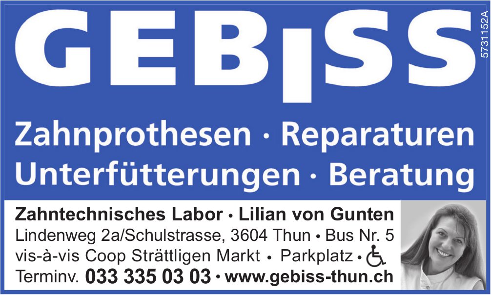 Gebiss, Thun - Zahntechnisches Labor