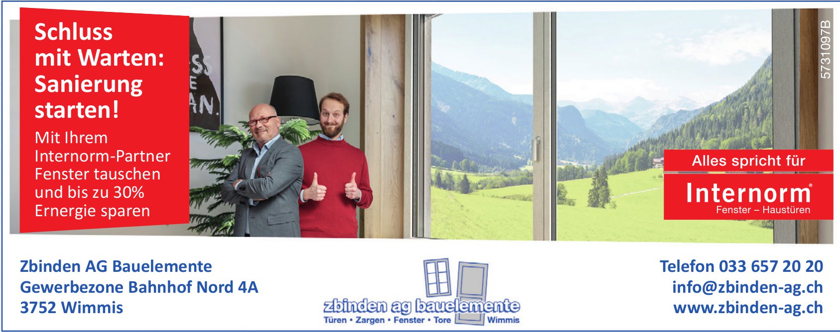 Zbinden AG Bauelemente, Wimmis - Schluss mit Warten: Sanierung starten!