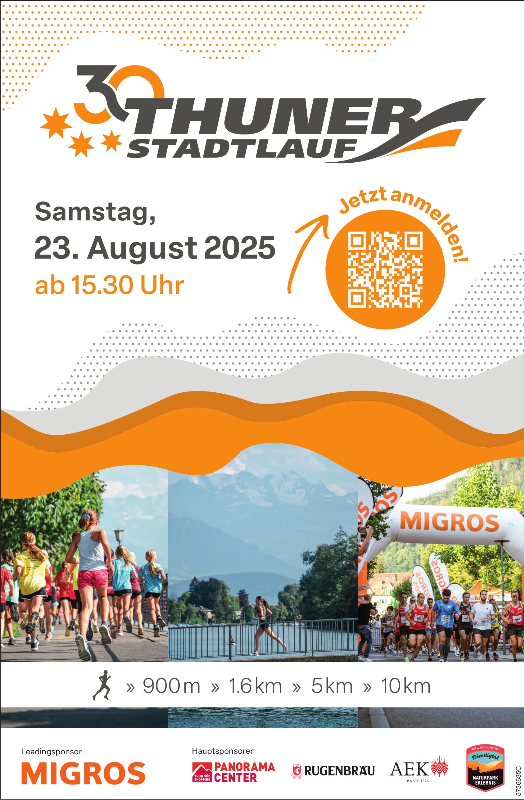 Thuner Stadtlauf, 23. August, Thun