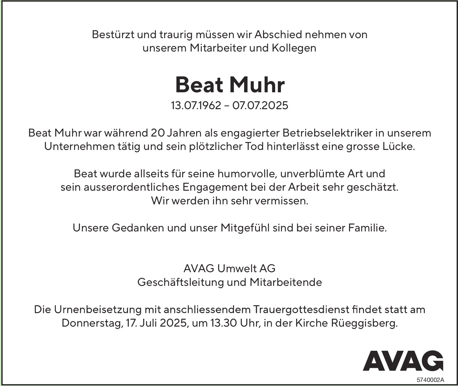 Muhr Beat, Juli 2025 / TA