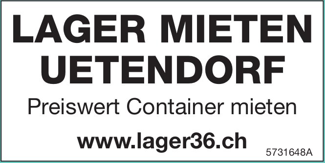 Lager, Uetendorf, zu vermieten