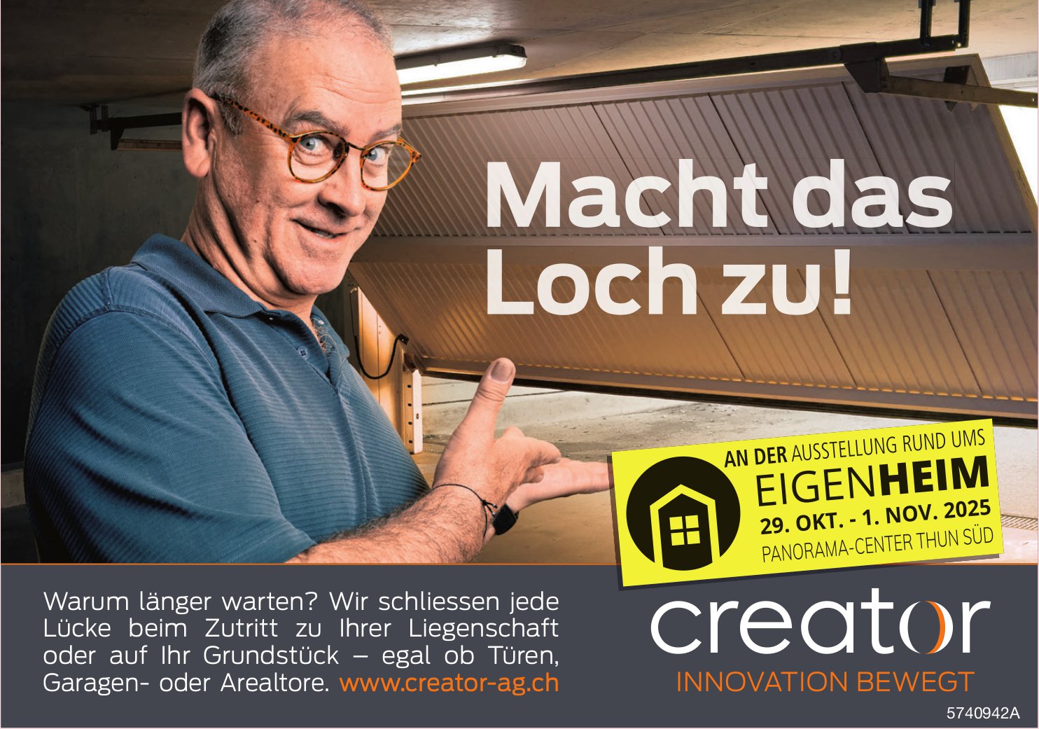 Creator AG, Innovation bewegt