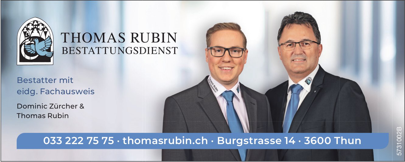 Thomas Rubin Bestattungsdienst, Thun