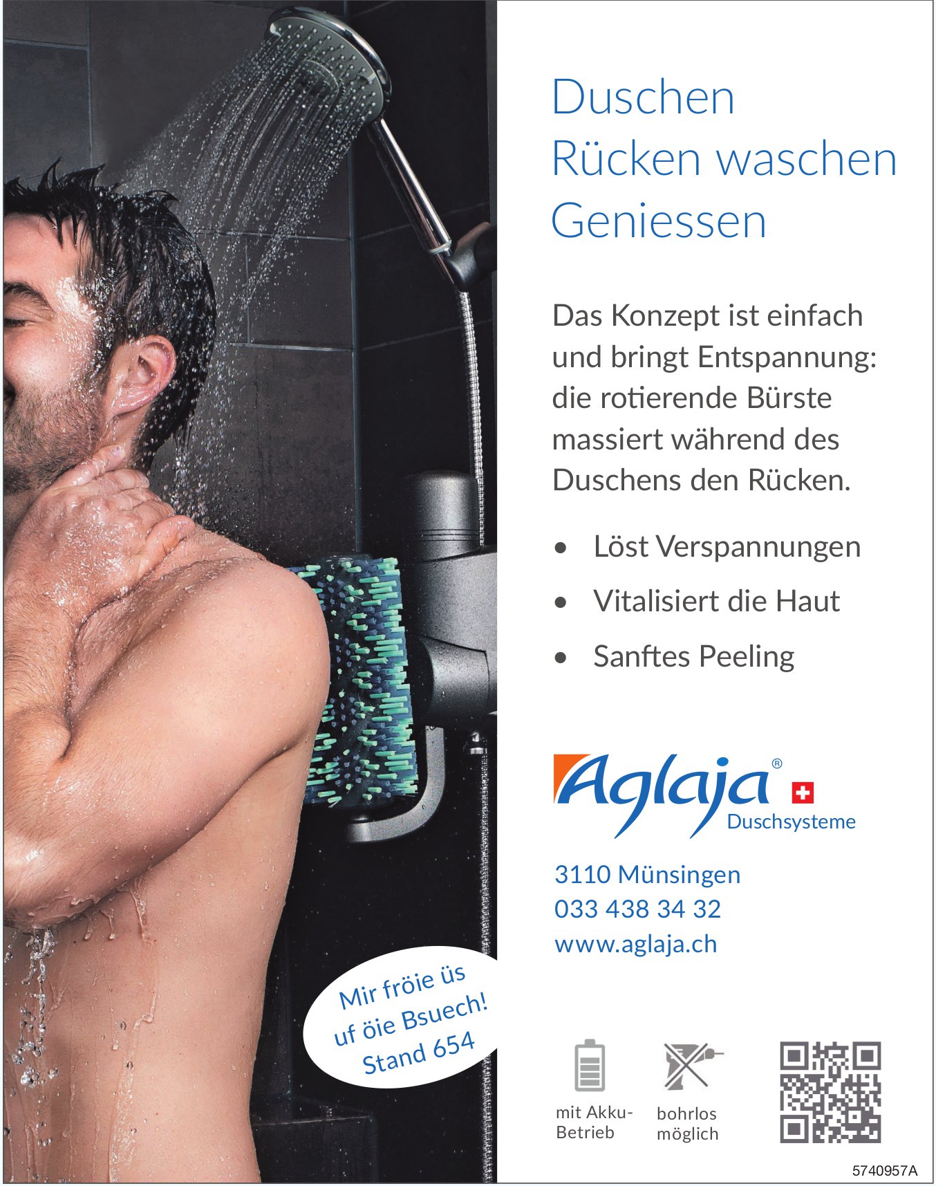 Aglaja, Münsingen - Duschen, Rücken waschen,  Geniessen