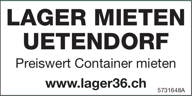 Lager, Uetendorf, zu vermieten