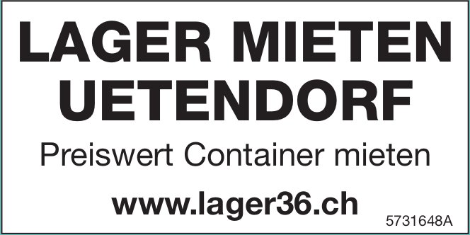 Lager, Uetendorf, zu vermieten