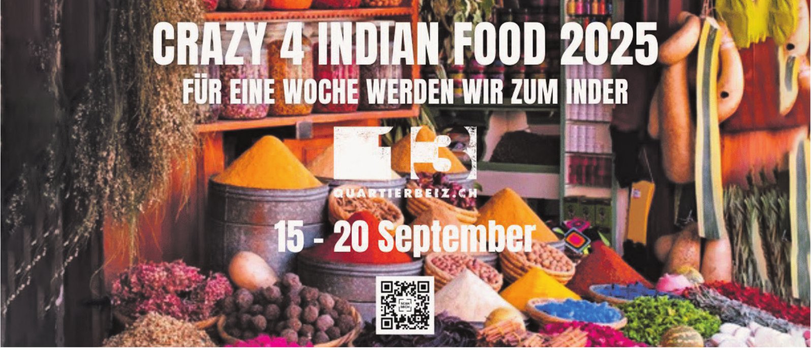 CRAZY 4 INDIAN FOOD 2025, 15. - 20. September