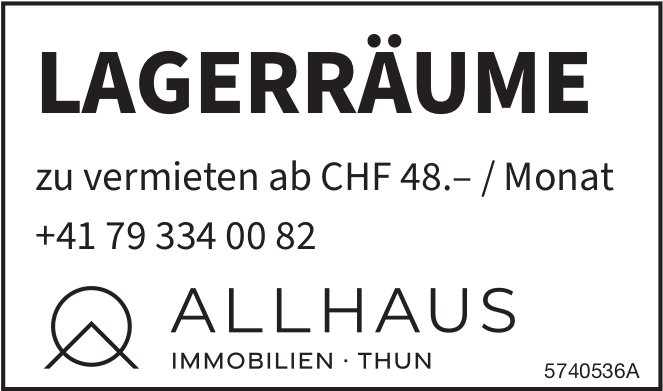 Lagerräume, zu vermieten