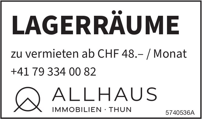 Lagerräume, zu vermieten
