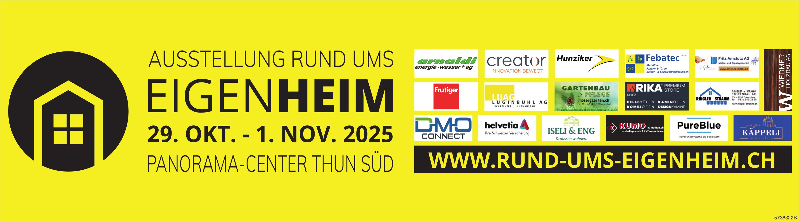 Eigenheim, 29. Oktober bis 1. November, Panorama-Center, Thun Süd