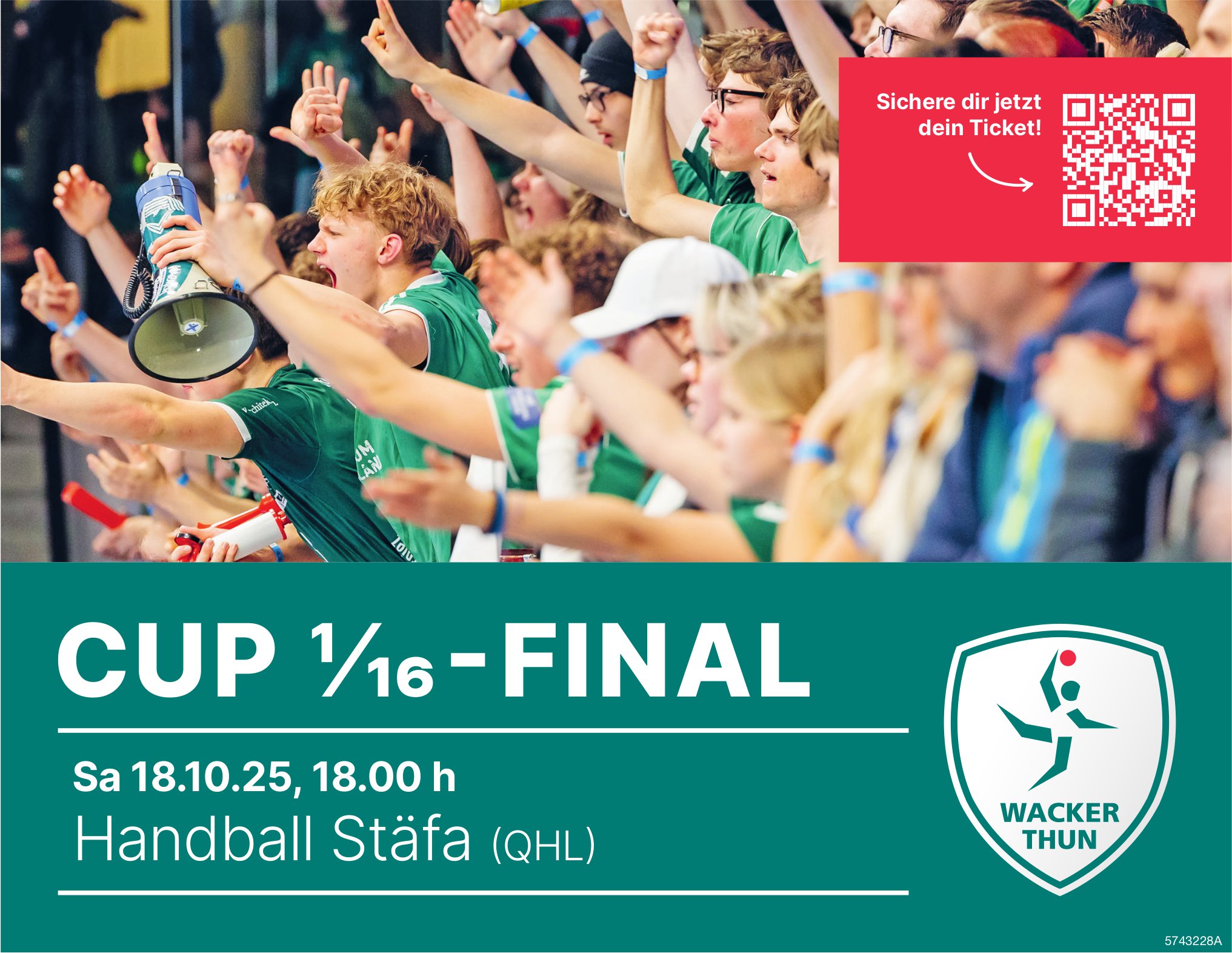 Wacker Thun - Handball Stäfa (QHL), 18. Oktober, Thun