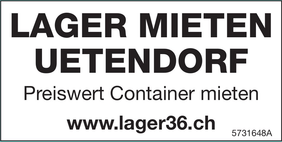 Lager, Uetendorf, zu vermieten