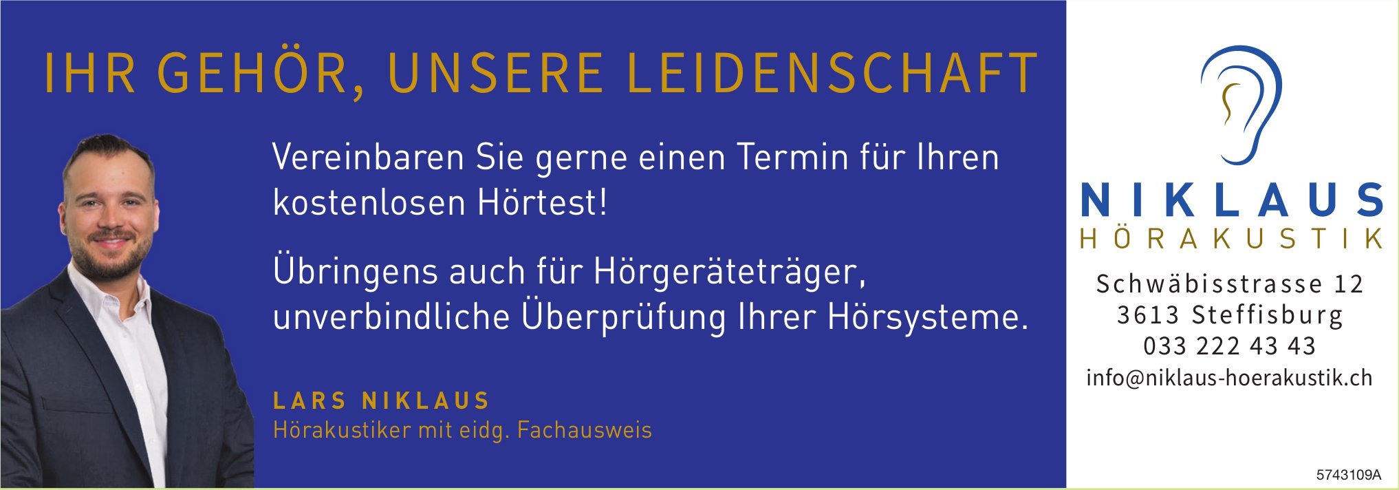 Niklaus Hörakustik, Steffisburg - Ihr Gehör, unsere Leidenschaft