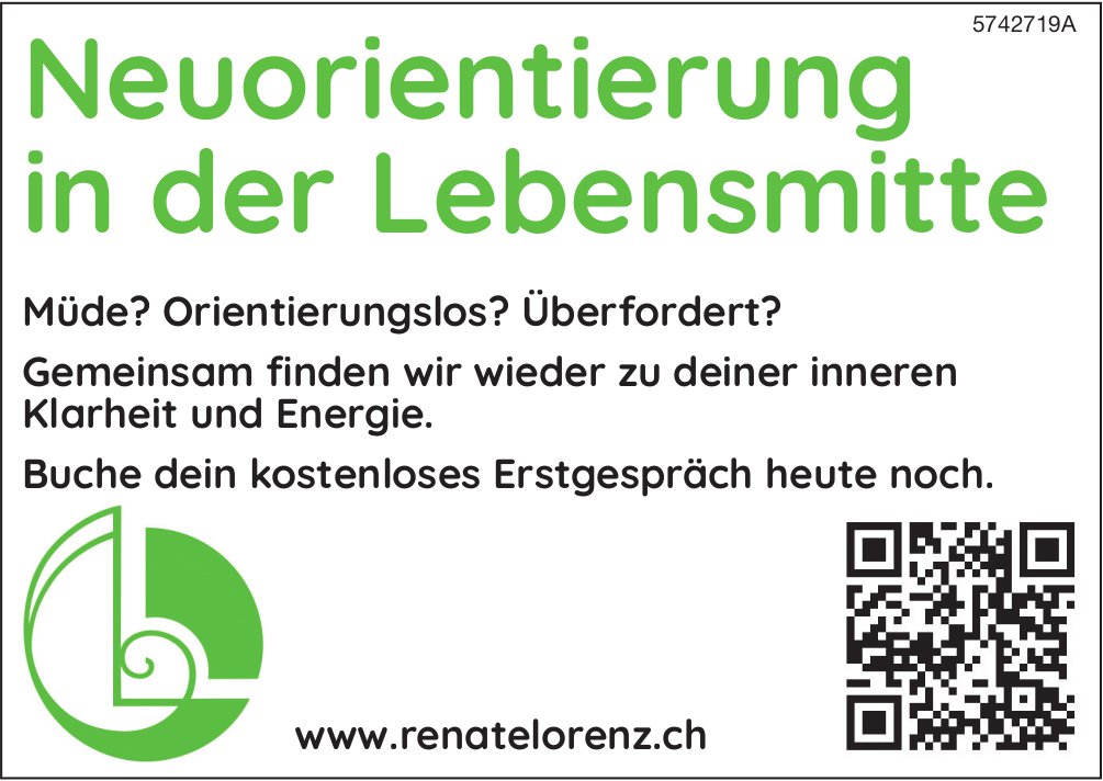 Renate Lorenz, Neuorientierung in der Lebensmitte