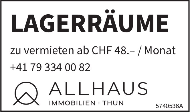 Lagerräume, zu vermieten
