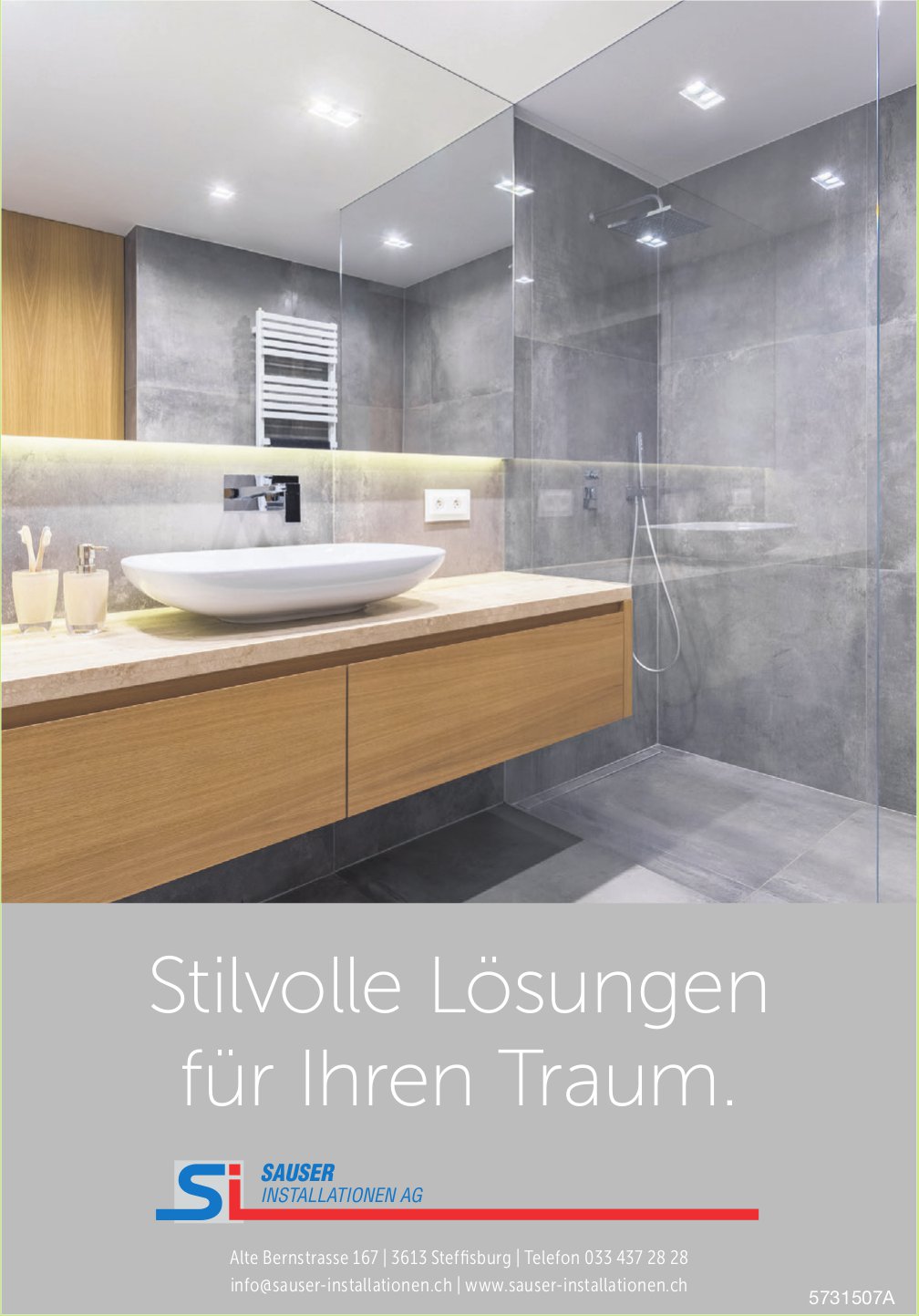 SI Sauser Installationen AG, Steffisburg - Stilvolle Lösungen für Ihren Traum.