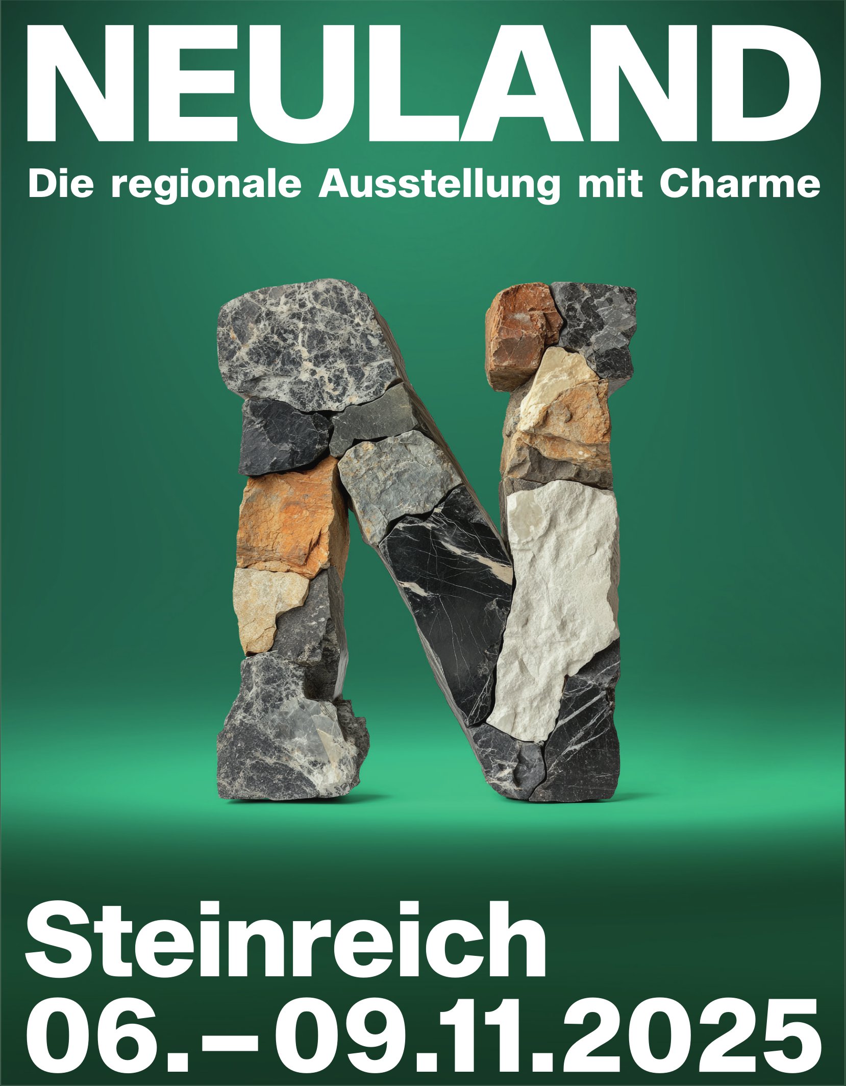 Ausstellung Neuland Steinreich, 6. bis 9. November
