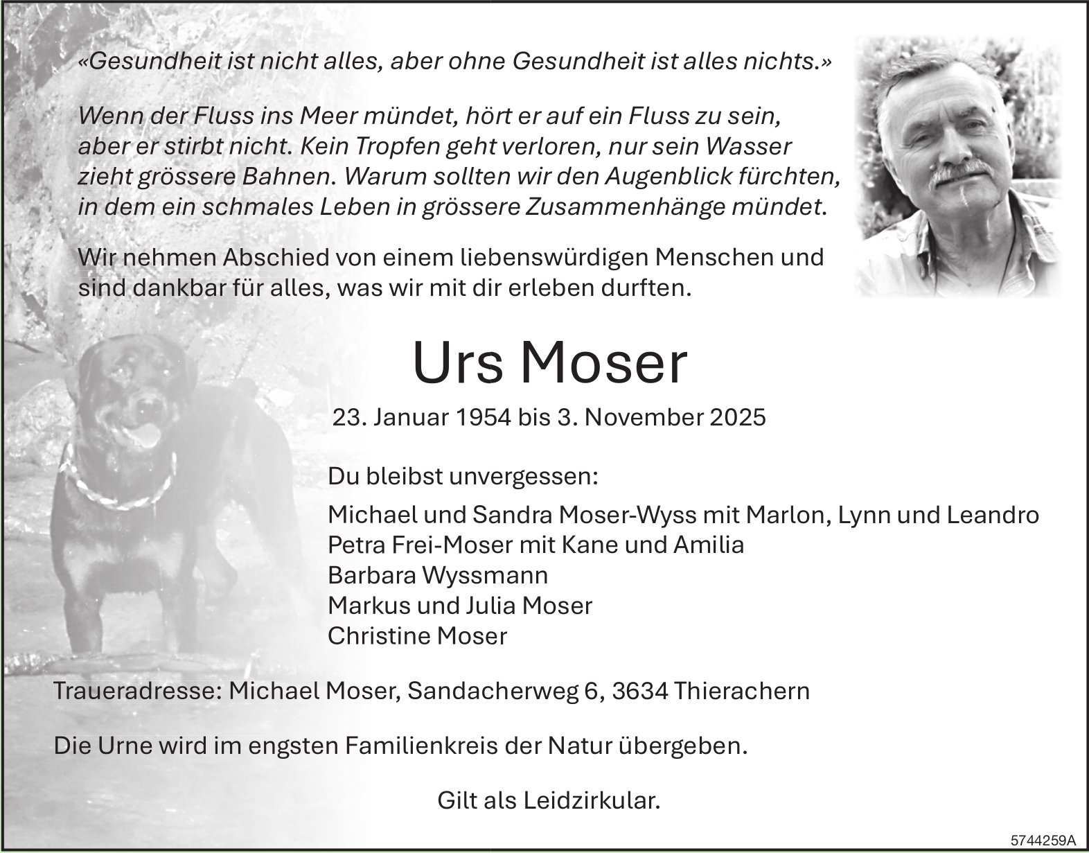 Moser Urs, November 2025 / TA