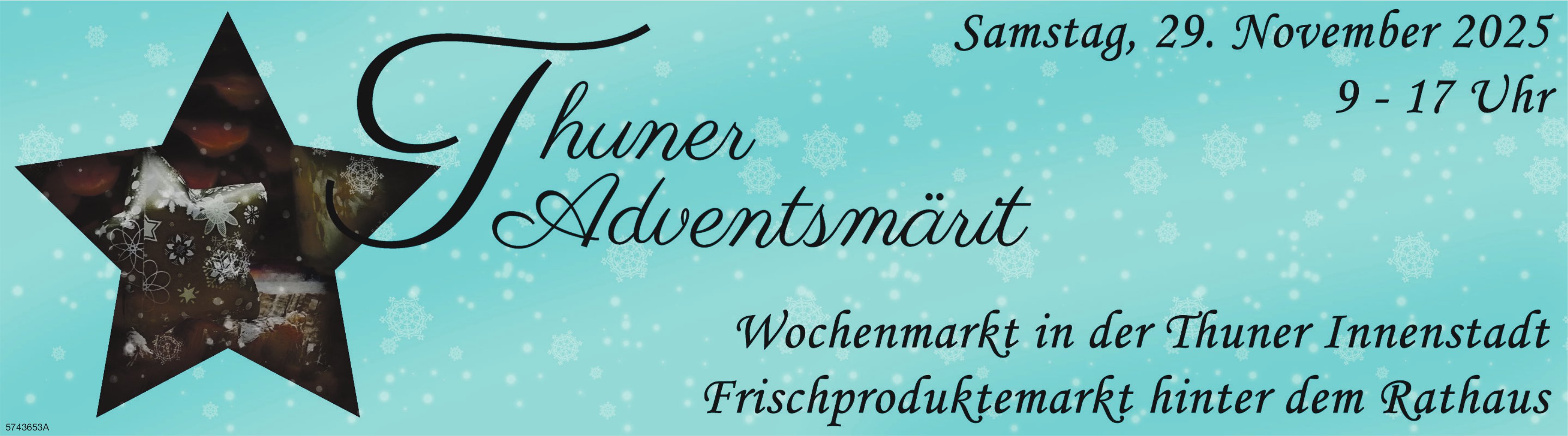 Adventsmärit, 29. November, Innenstadt, Thun