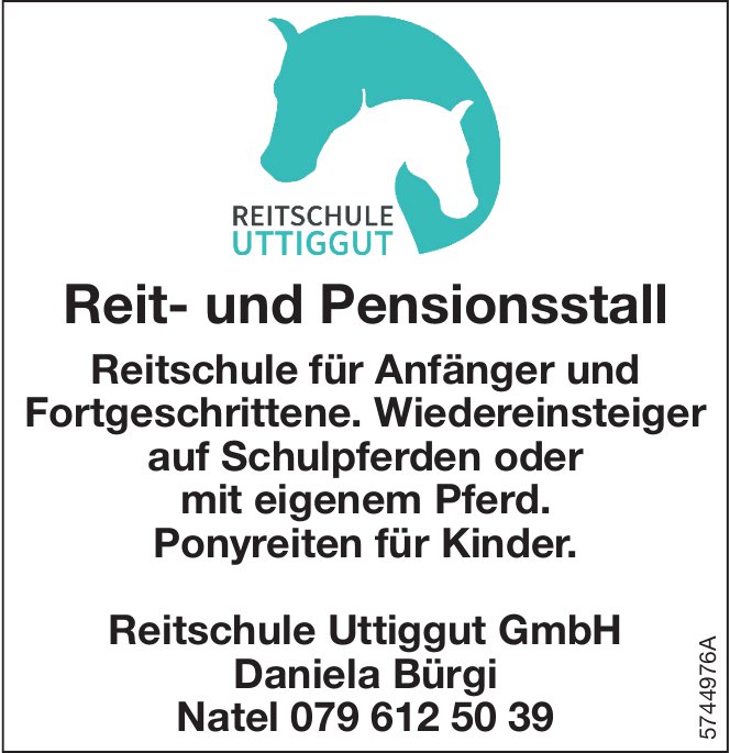 Reitschule Uttiggut GmbH, Reit- und Pensionsstall