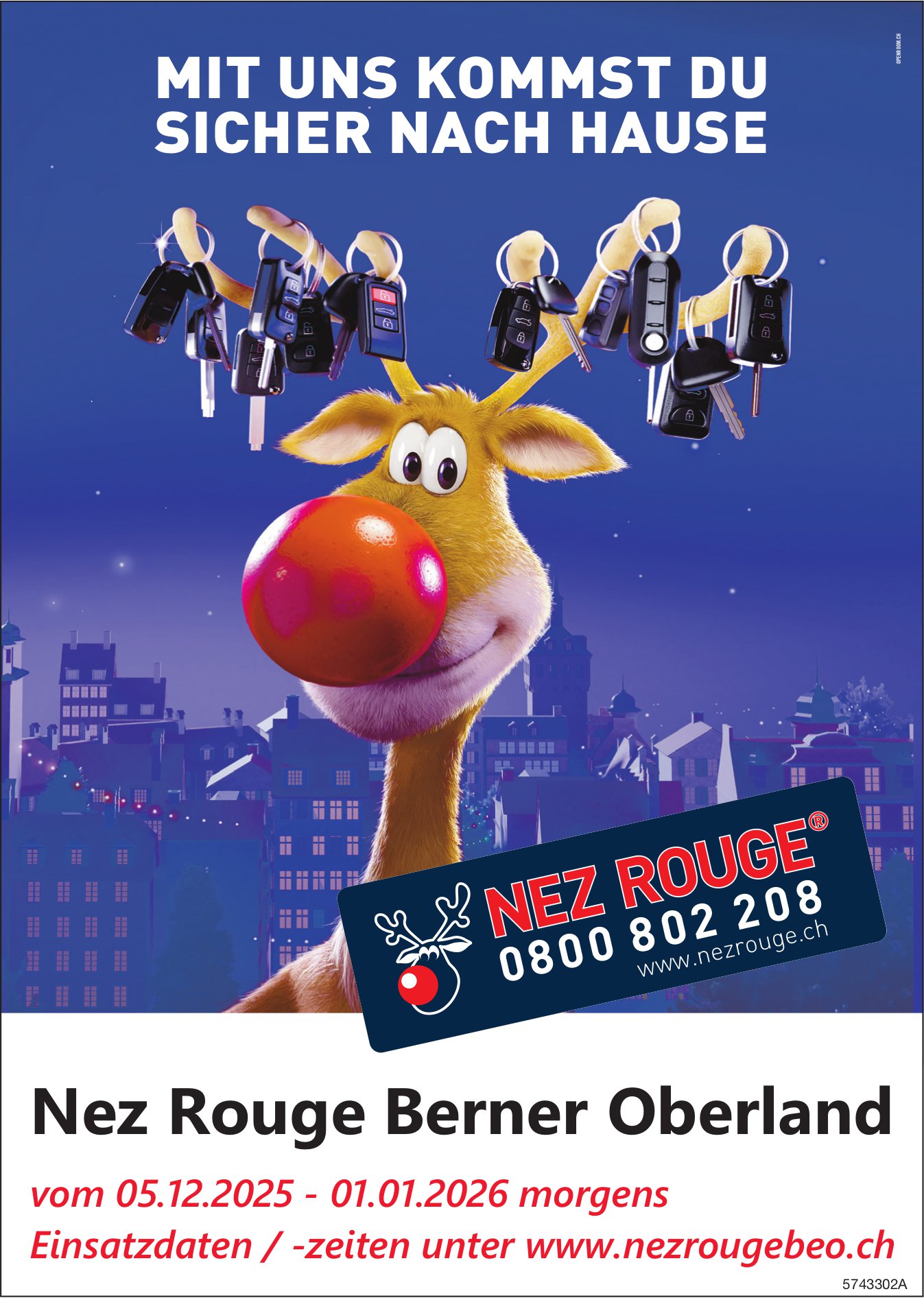 Nez Rouge, Berner Oberland - Mit uns kommst du sicher nach Hause