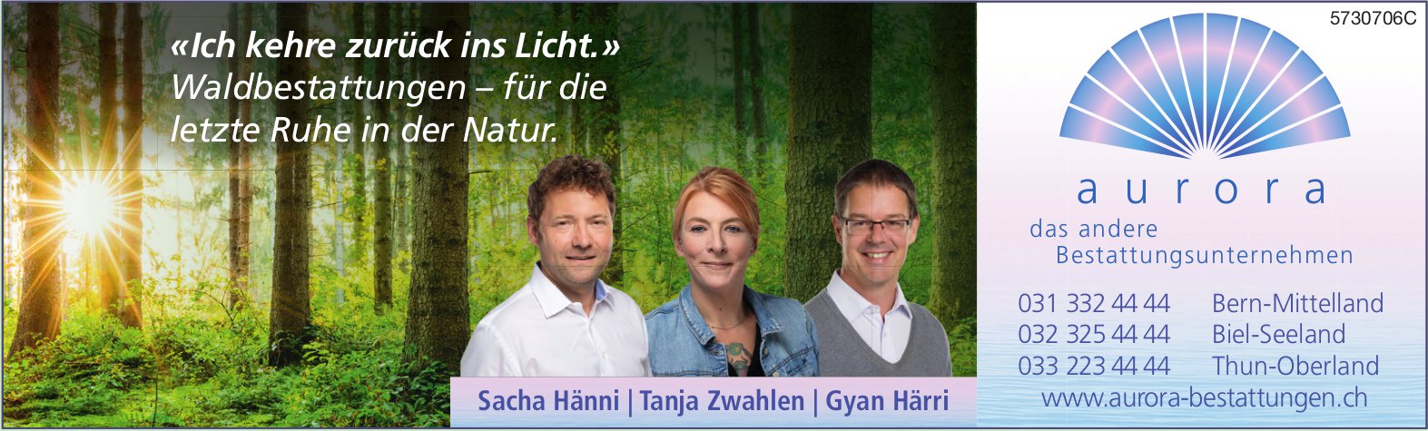 Aurora Bestattungen - Das andere Bestattungsunternehmen