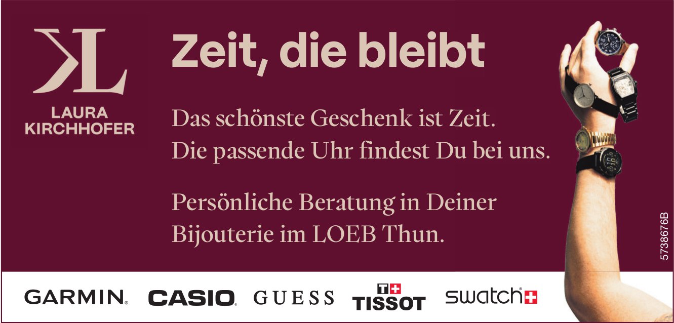 Laura Kirchhofer, Thun - Zeit, die bleibt
