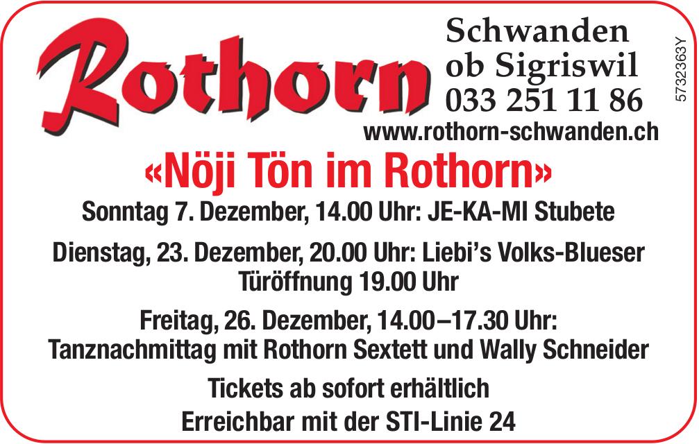 «Nöji Tön im Rothorn», 7. Dezember, Rothorn, Schwanden ob Sigriswil
