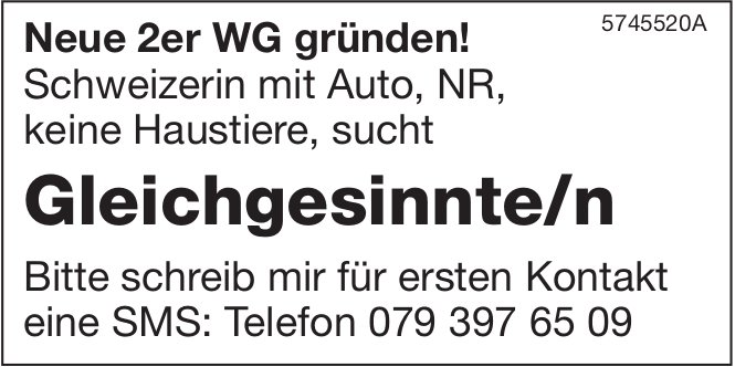 Neue 2er WG gründen!, zu mieten gesucht