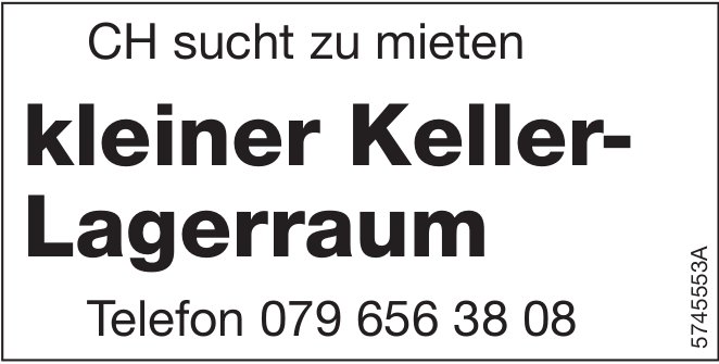 Kleiner Keller- Lagerraum, zu mieten gesucht