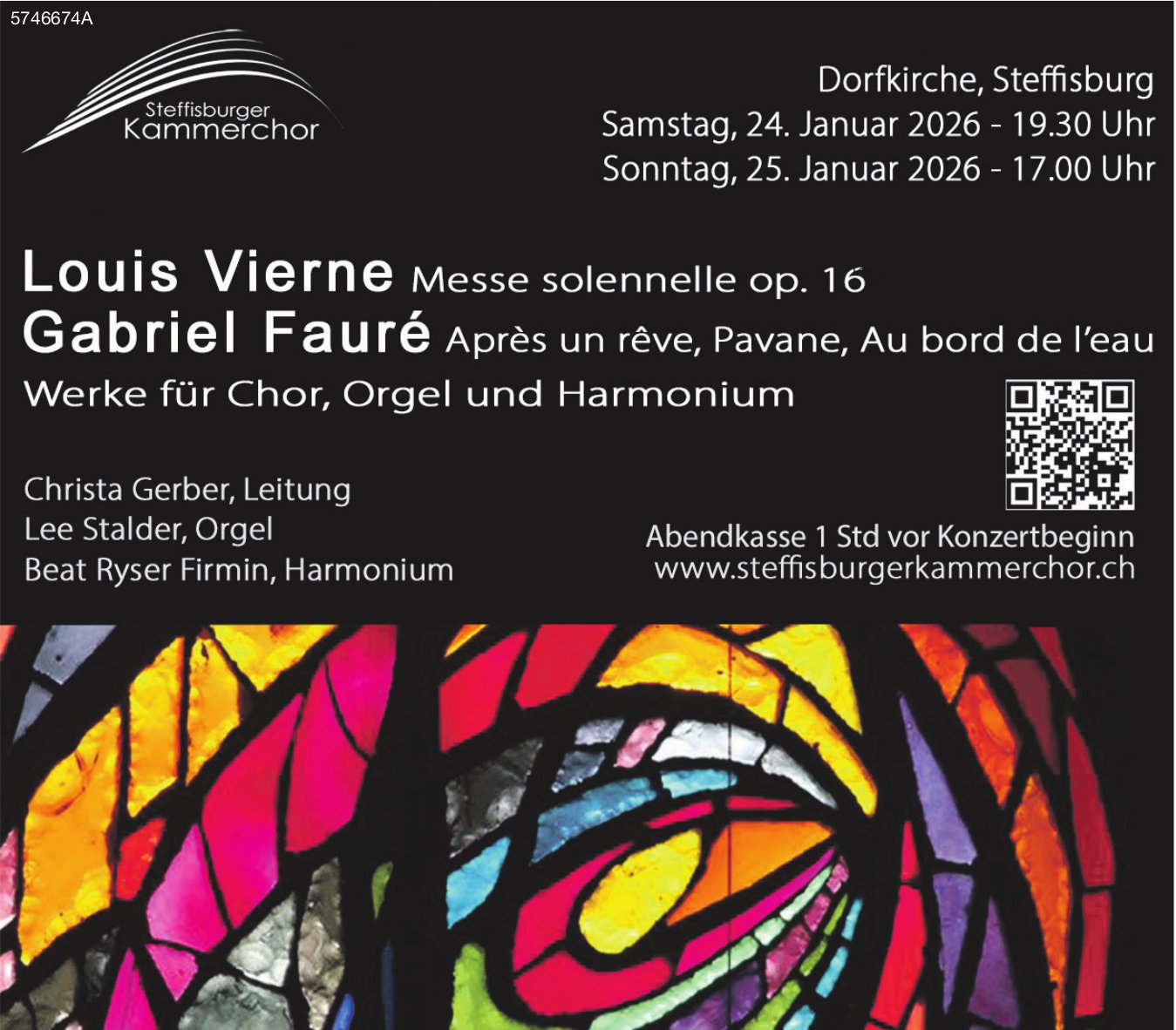 Werke für Chor, Orgel und Harmonium, 24. - 25. Januar, Dorfkirche