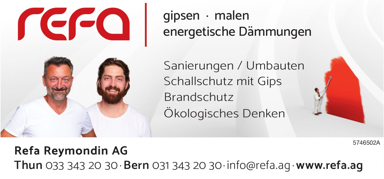 Refa Reymondin AG, Bern - Sanierungen/Umbauten
