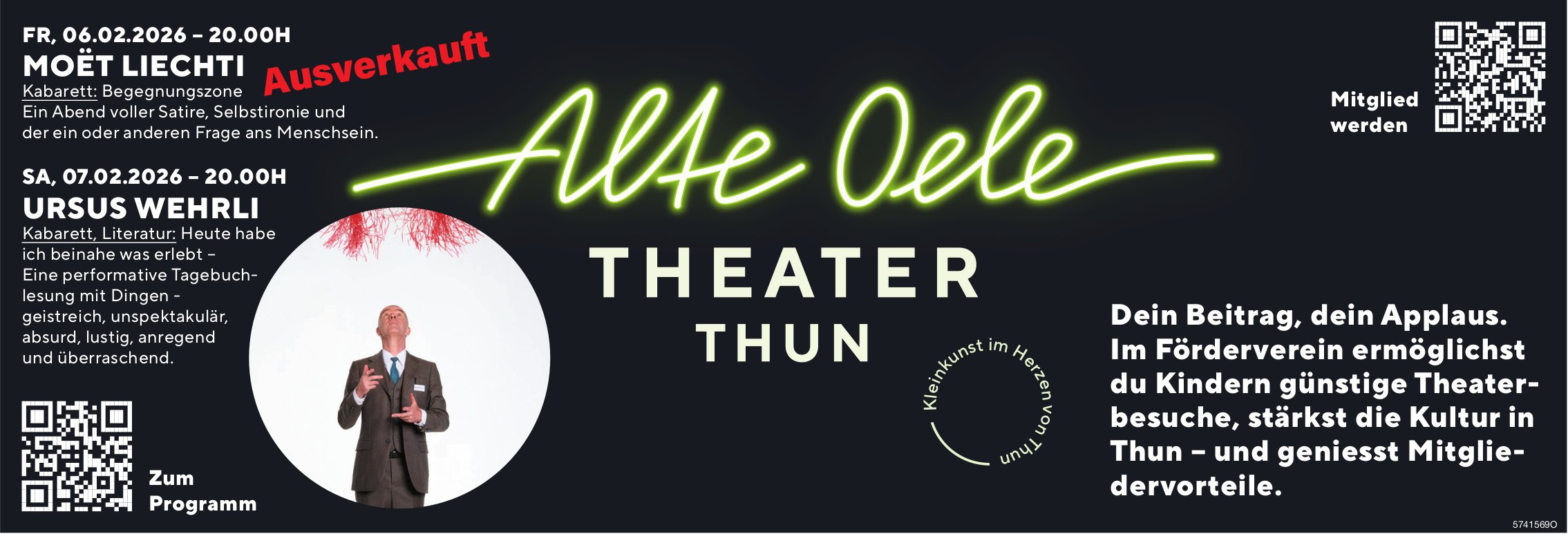 Ursus Wehrli, 7. Februar, Alte Oele, Thun