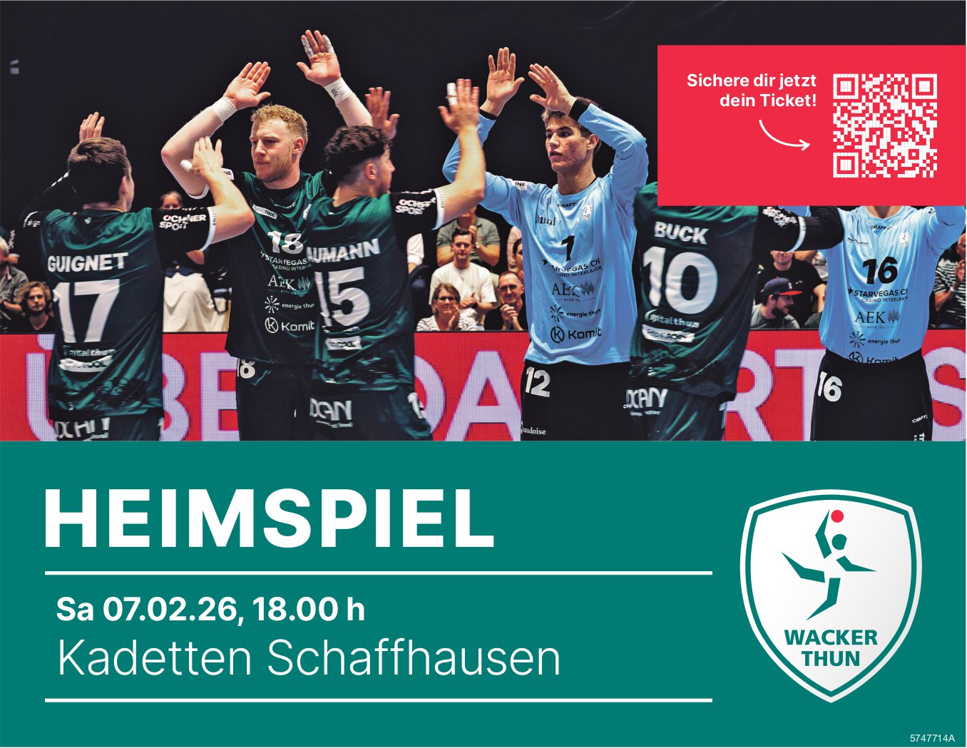 HEIMSPIEL, 7. Februar