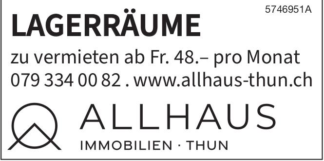 LAGERRÄUME, zu vermieten