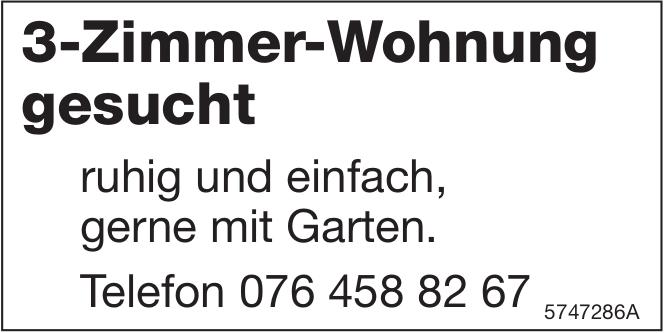 3-Zimmer-Wohnung, zu mieten gesucht
