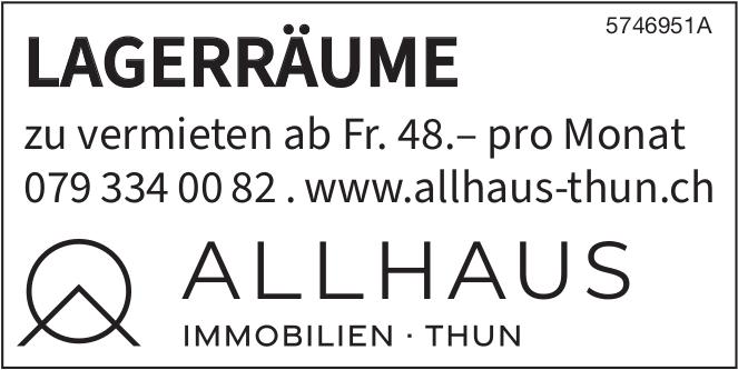 LAGERRÄUME, zu vermieten