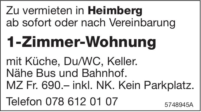 1-Zimmer-Wohnung, Heimberg, zu vermieten
