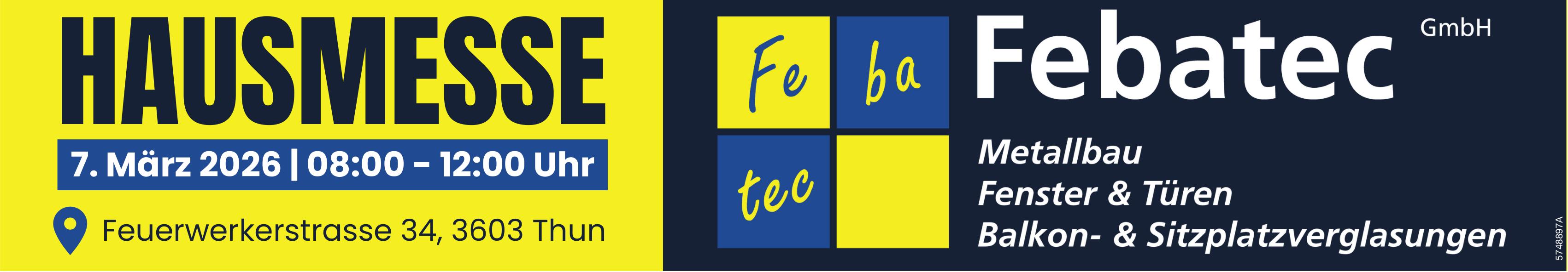 HAUSMESSE, 7. März, Thun