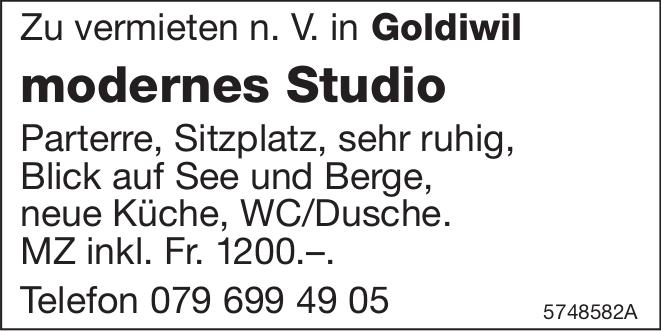 Modernes Studio, Goldiwil, zu vermieten