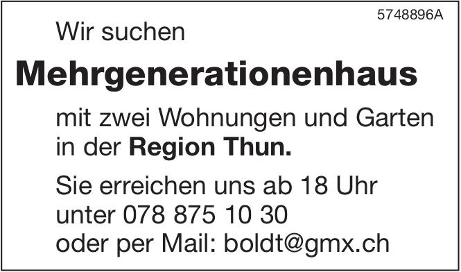 Mehrgenerationenhaus mit zwei Wohnungen und Garten