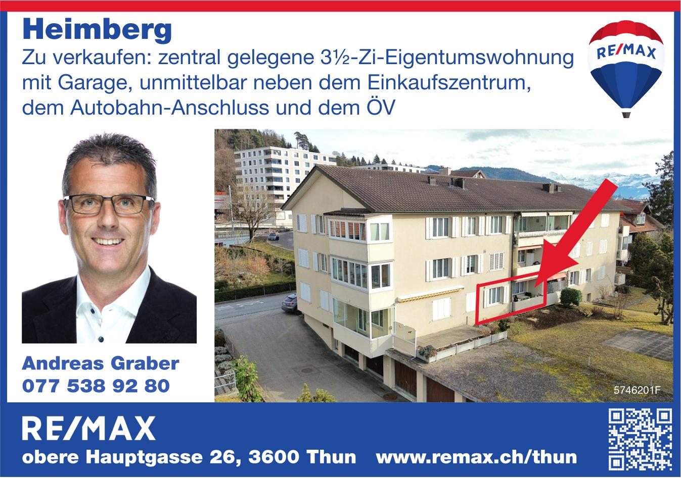 3½-Zi-Eigentumswohnung, 3½ Zimmer-Wohnung, Thun, zu verkaufen