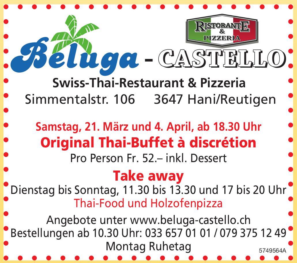 Original Thai-Buffet à discrétion, 21. März - 4. April, Hani/Reutigen