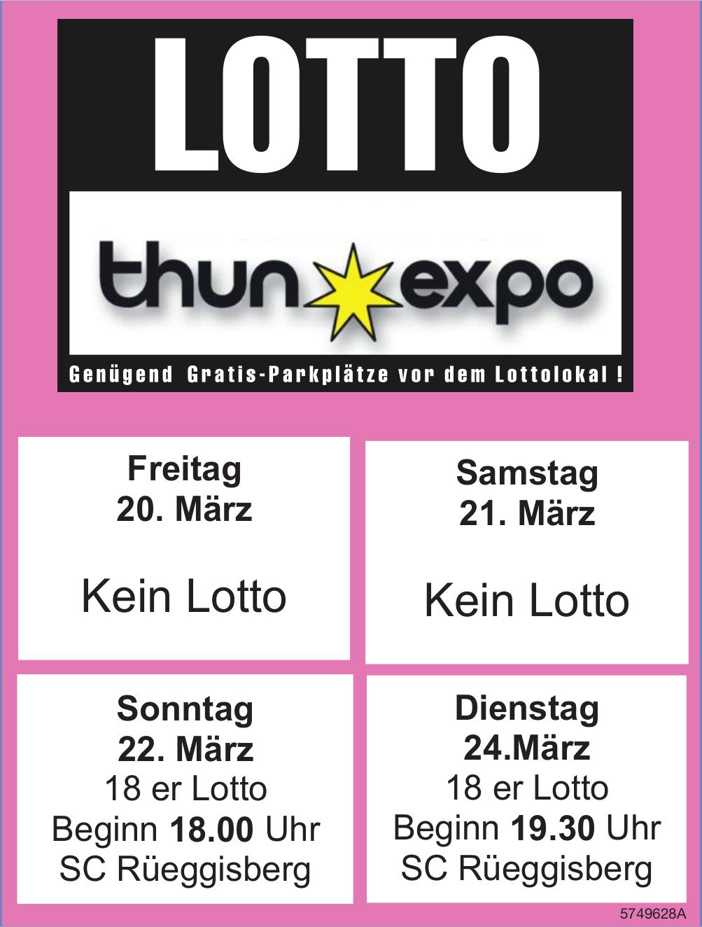 Lotto, 22. - 24. März