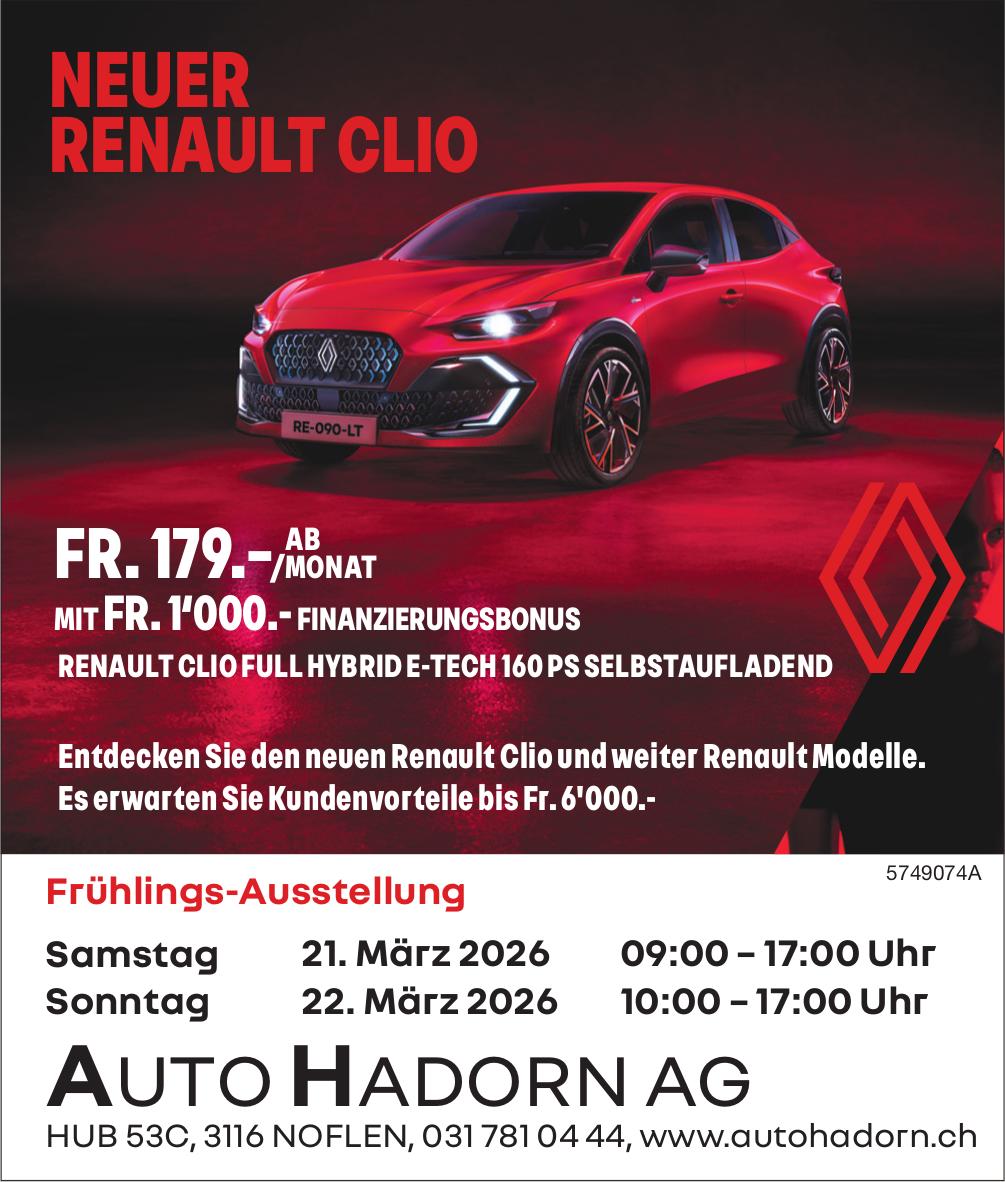 Frühlings-Ausstellung, 21. - 22. März, Noflen