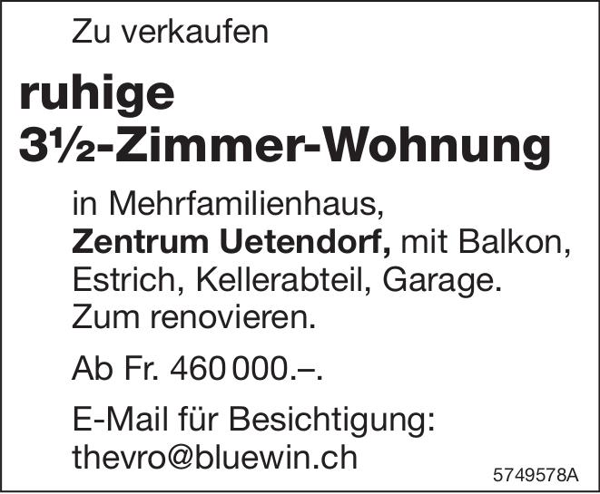 3½-Zimmer-Wohnung, 3½ Zimmer-Wohnung, Uetendorf, zu verkaufen