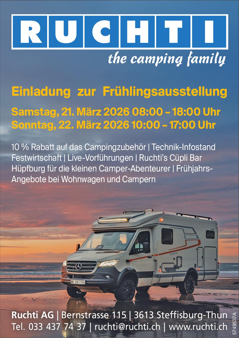 Einladung zur Frühlingsausstellung, 21. - 22. März, Steffisburg-Thun