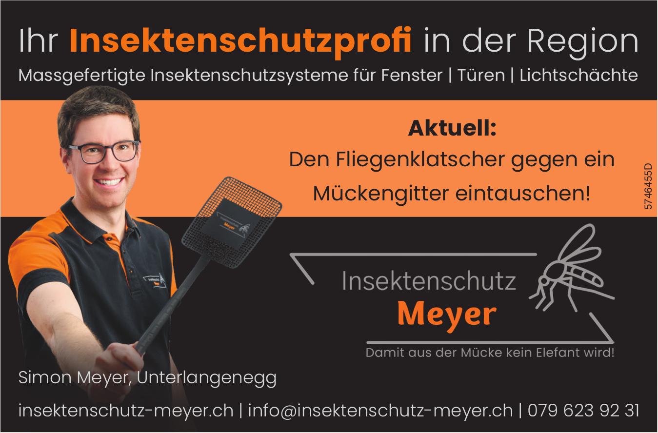 Insektenschutz Meyer, Den Fliegenklatscher gegen ein Mückengitter eintauschen!