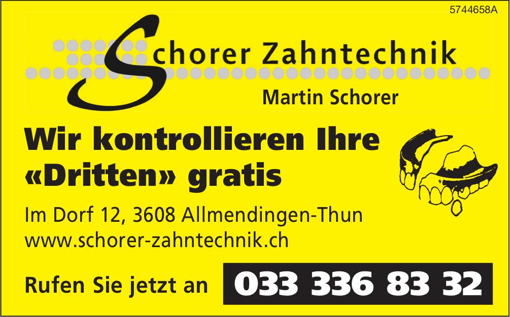 Schorer Zahntechnik, Dorf - Wir kontrollieren Ihre «Dritten» gratis